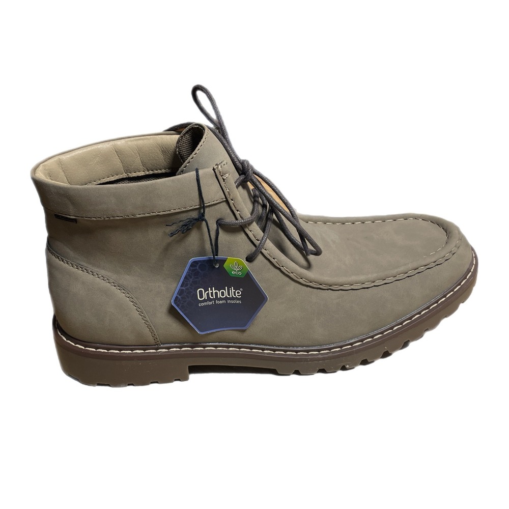 Ortholite Eco Foster Men's Taupe Chukka Boots Comfort Size 11.5 NEW